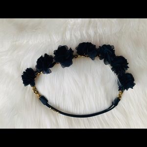 Black Flower Crown